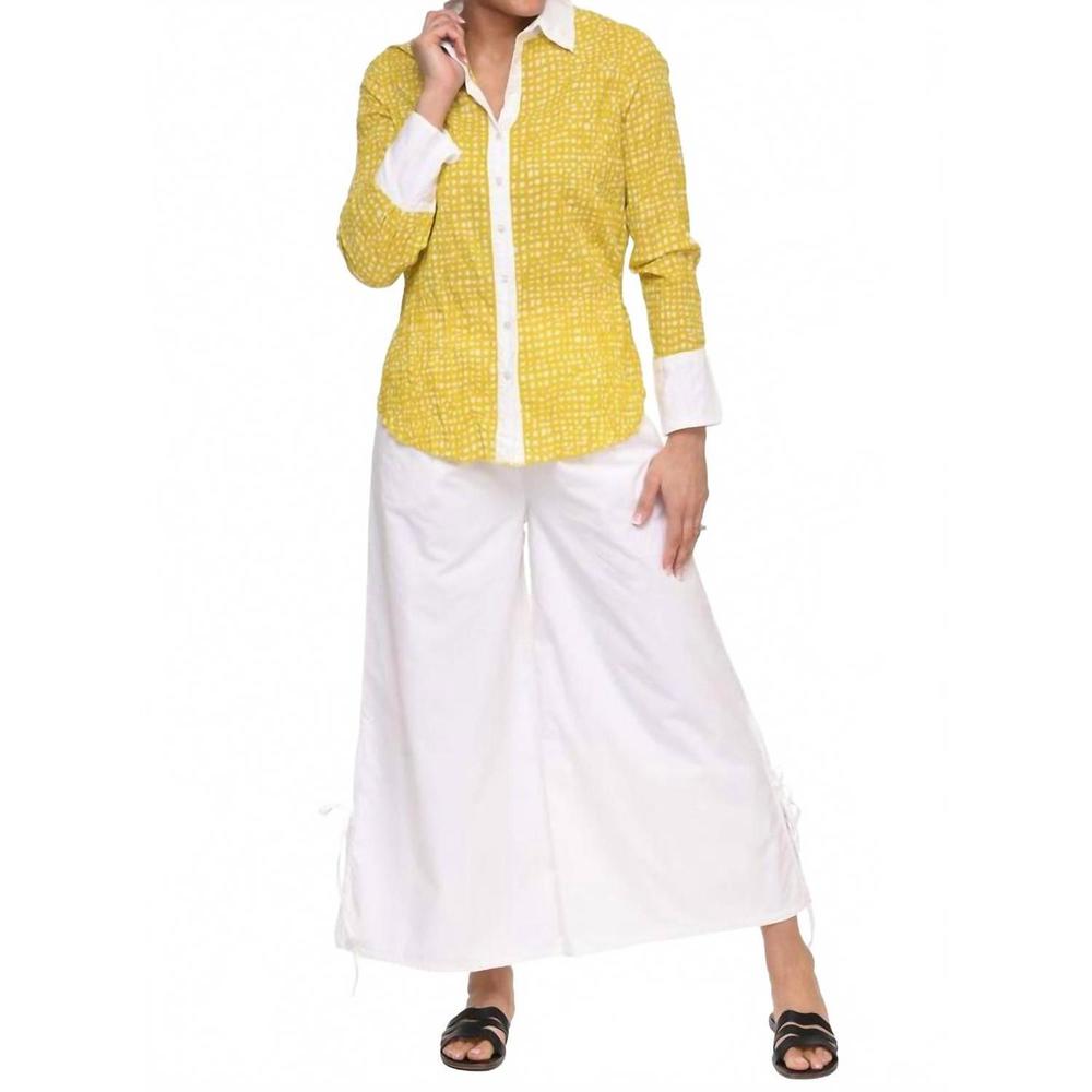 NEW TULIP CLOTHING terrace pant in white